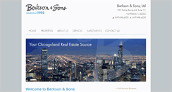 Desktop Screenshot of berksonandsons.com